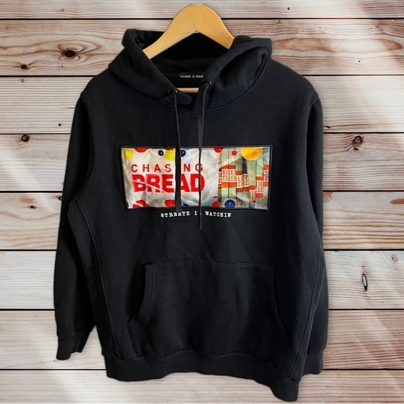 Streetz Iz Watchin Chasing Bread Hoodie size L - Picture 2 of 7